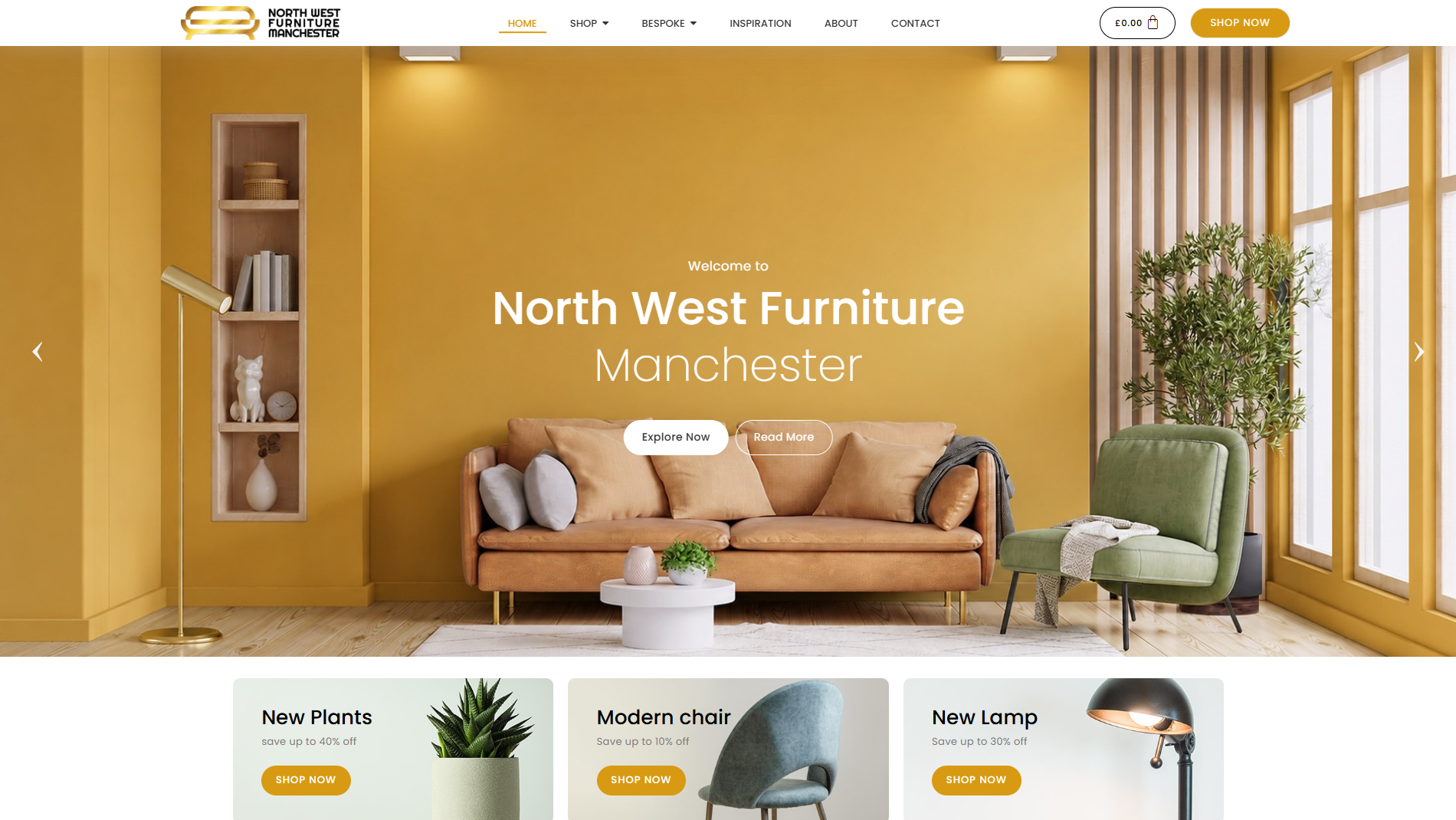 North West Furniture website