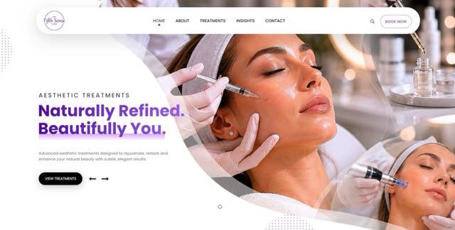 Website after transformation