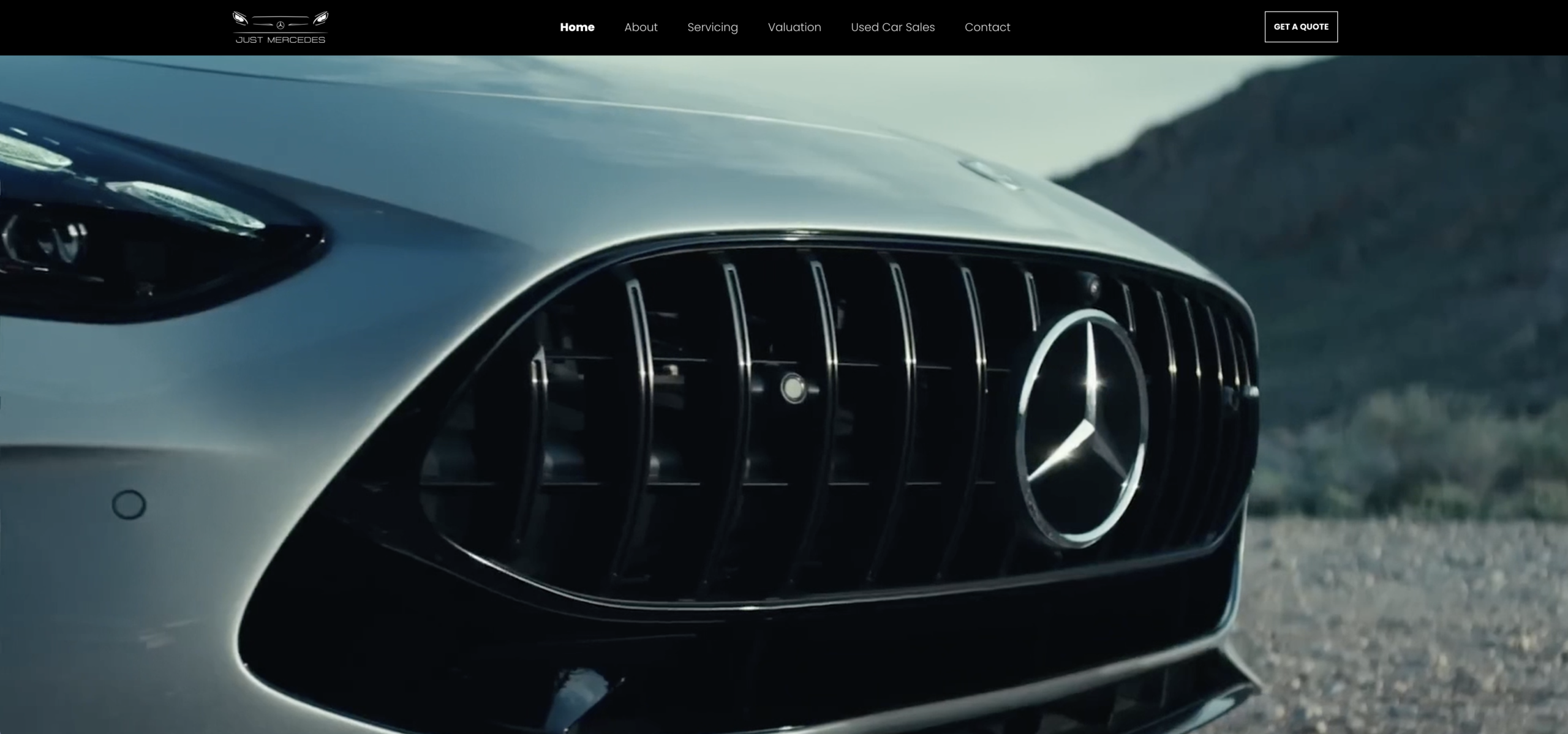 Just Mercedes website