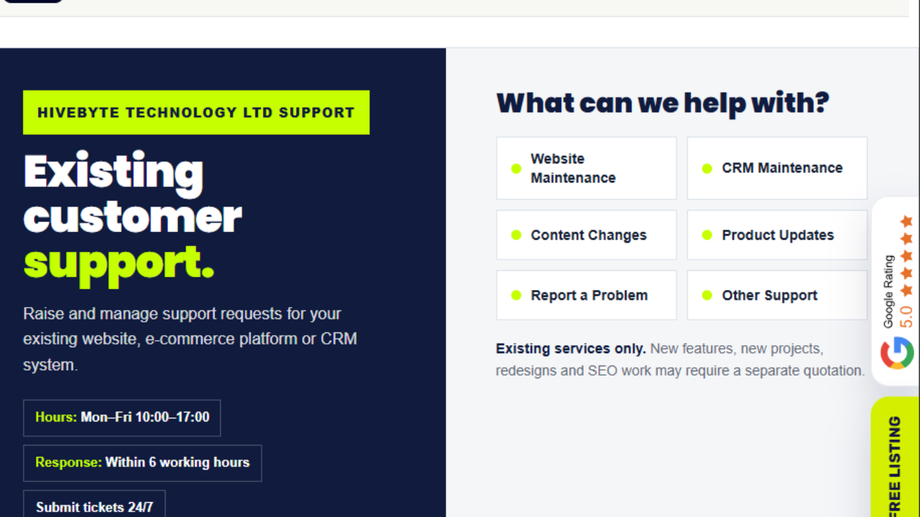 Support Centre