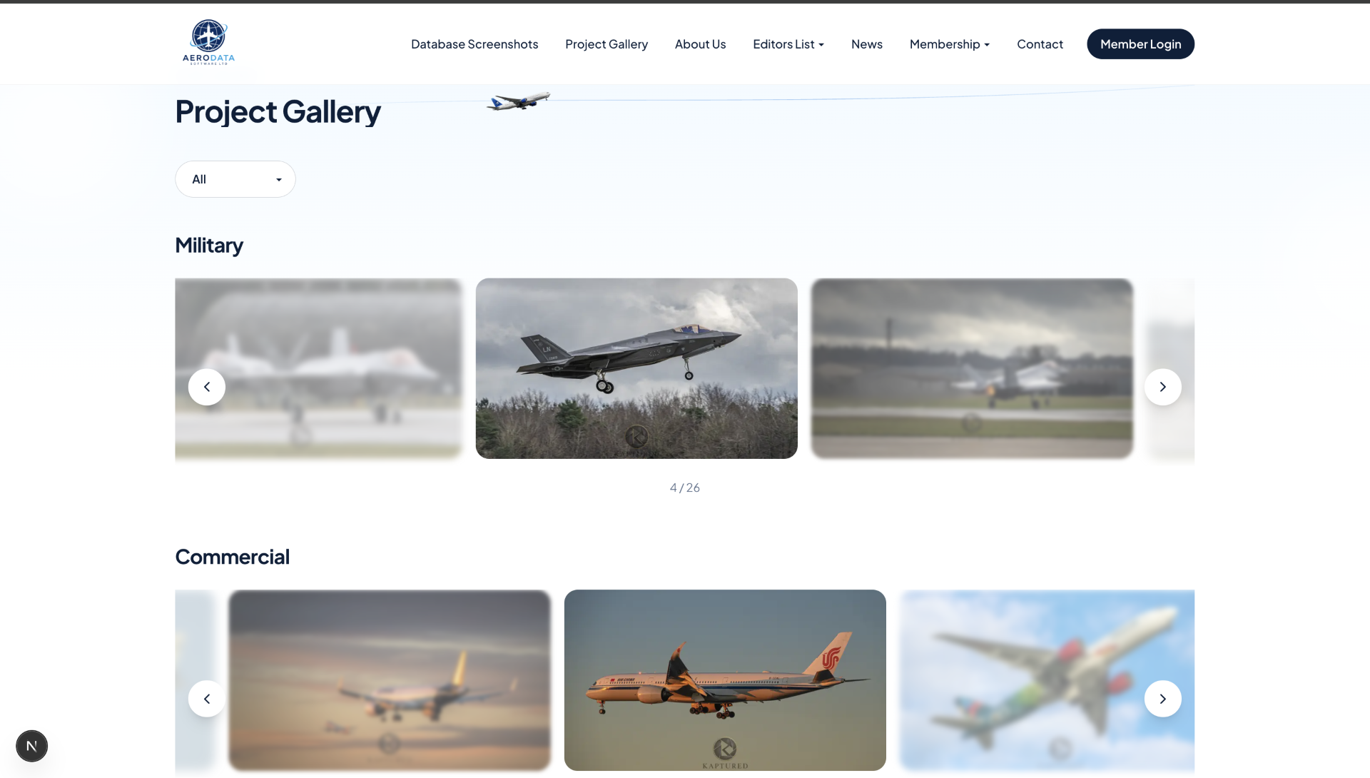 Aerodata membership and renewals